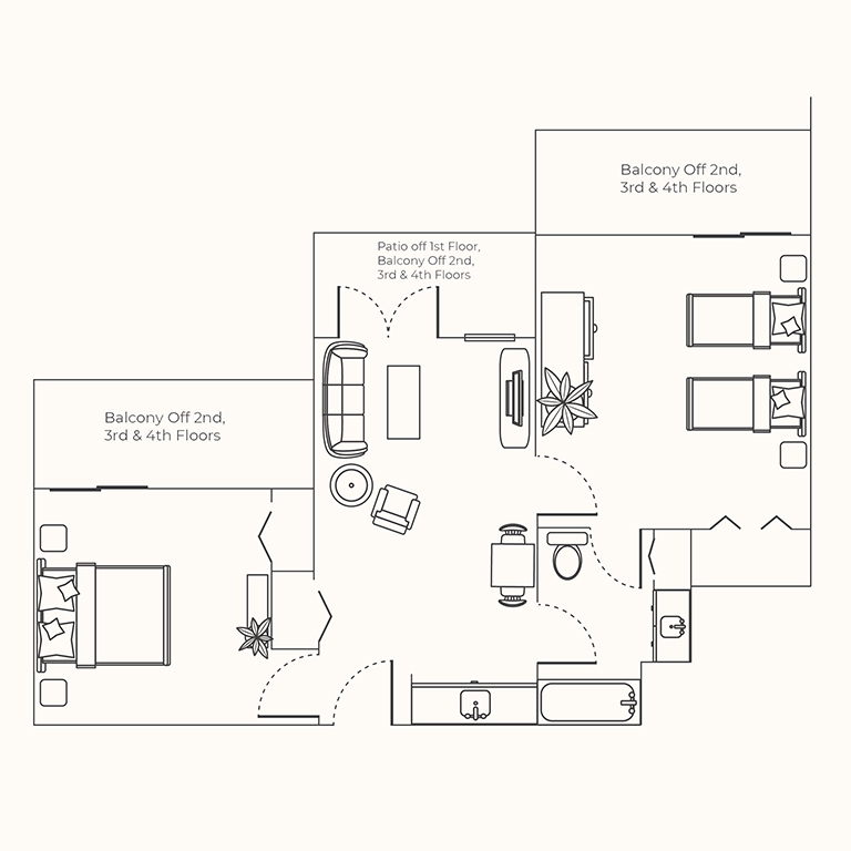 VRS Lakeside Gardens Seniors Community Your Suite floor plan 2 bedroom